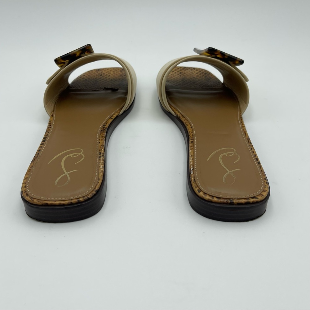 Sam Edelman Inez Slide-SZ 8M-Sand Leather Sandals- MSRP $120 - Picture 4 of 13